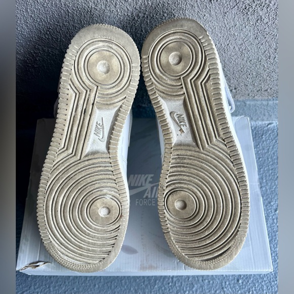 Nike Air Force 1 Mid ‘07 | White/White | Size 9.5 | - Picture 6 of 9